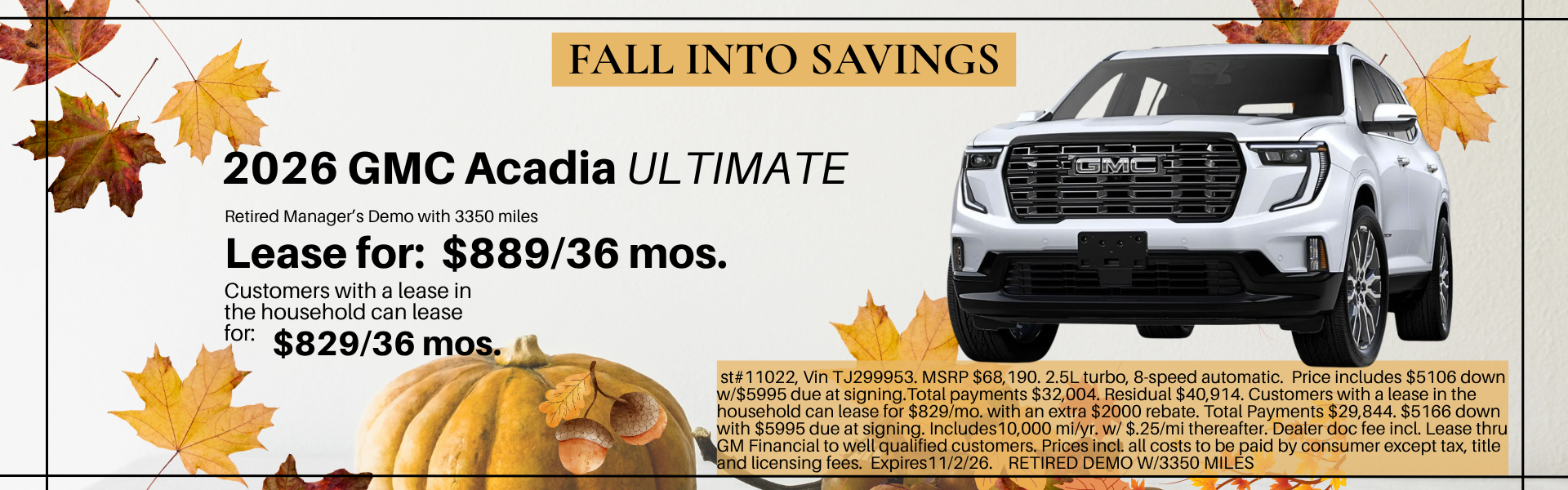 GMC Acadia Special